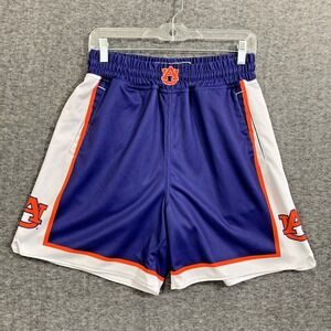19Nine Auburn Tigers Hardwood History Basketball Shorts Medium Blue White Orange